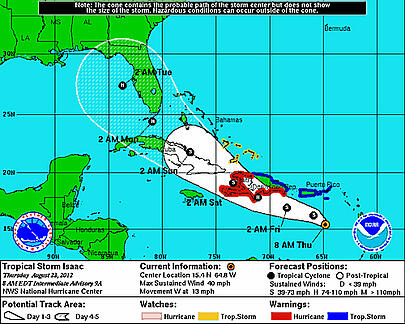 Tropical Storm Isaac