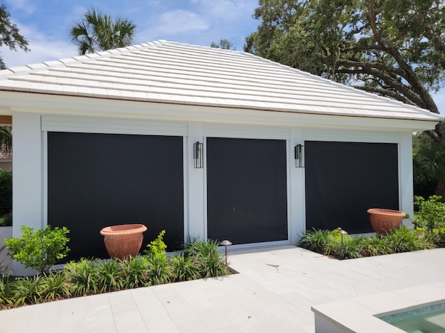 white home with black shutters